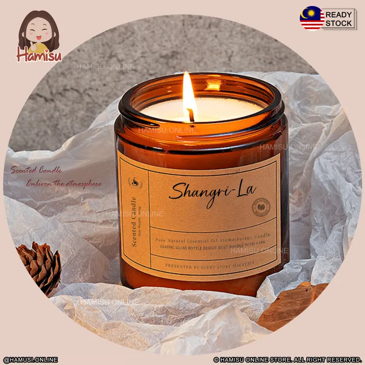 Scented Candle Handmade Soy Wax Candle Fragances Candle 200g Lilin Wangi 香氛蜡烛 香薰蜡烛