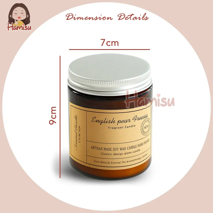Scented Candle Handmade Soy Wax Candle Fragances Candle 200g Lilin Wangi 香氛蜡烛 香薰蜡烛 - Image 2